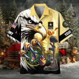 Official Personalized Honoring All Who Served US Veterans Hawaiian Shirt APHN020813
