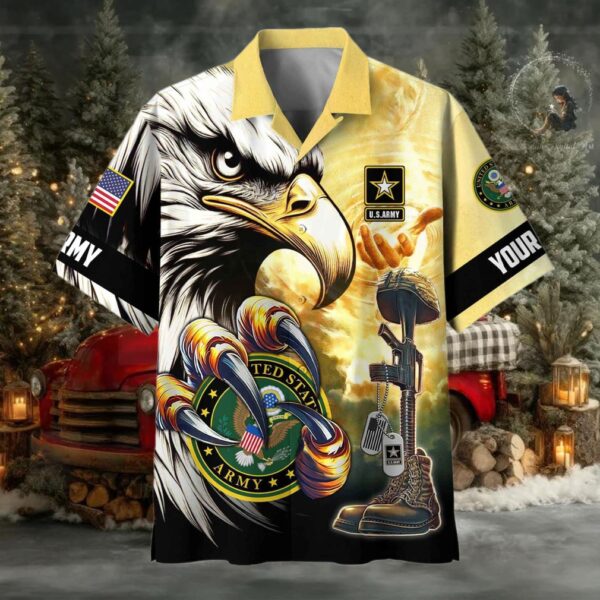 Official Personalized Honoring All Who Served US Veterans Hawaiian Shirt APHN020813