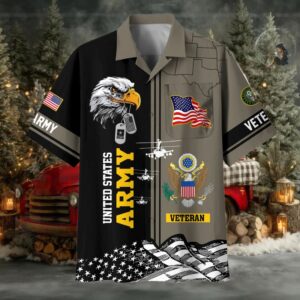 Official US Veterans Hawaiian Shirt With Pocket BPVC200602