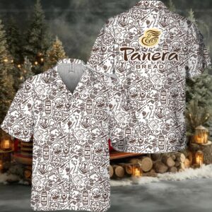 Panera Bread Summer Doodle Art Hawaiian Shirt