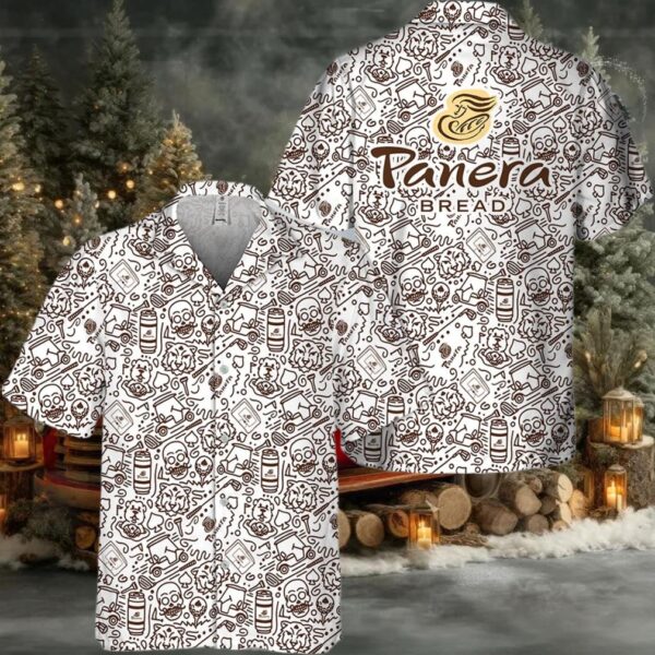 Panera Bread Summer Doodle Art Hawaiian Shirt