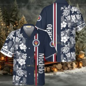 Personalized Modelo Floral Aloha Hawaiian Shirt
