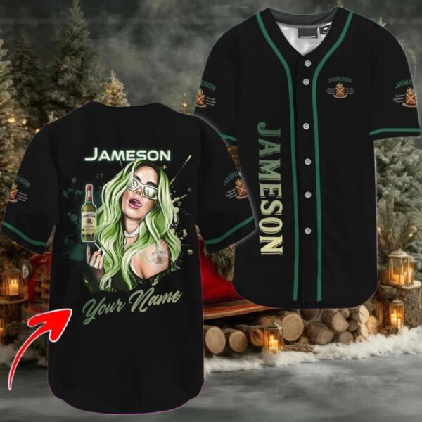 Personalized The Girl Like Jameson Baseball Jersey
