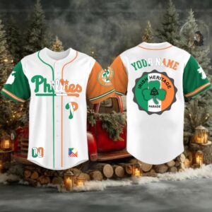 Philadelphia Phillies Irish American Heritage Night 2025 Jersey