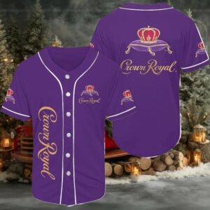 Purple Crown Royal Baseball Jersey