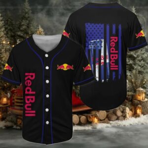Red Bull American Flag Baseball Jersey