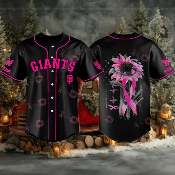 San Francisco Giants Breast Cancer Awareness Month 2025 Jersey