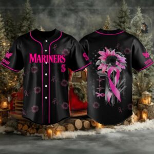 Seattle Mariners Breast Cancer Awareness Month 2025 Jersey