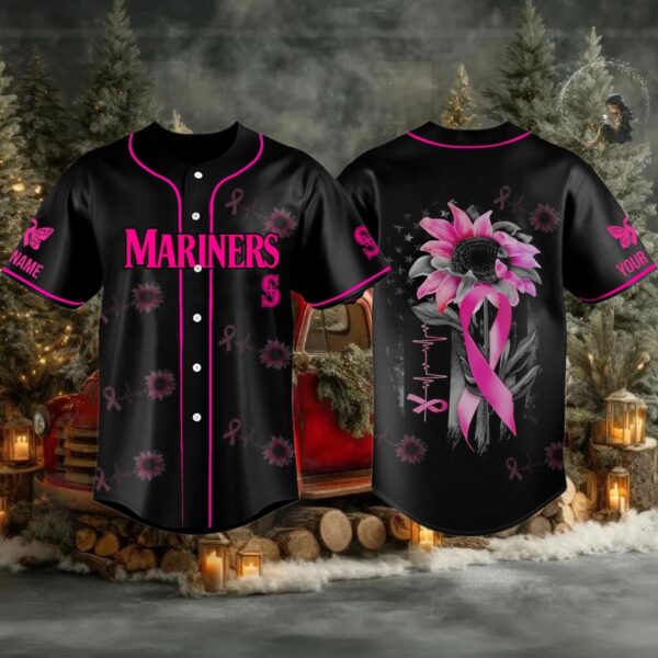 Seattle Mariners Breast Cancer Awareness Month 2025 Jersey