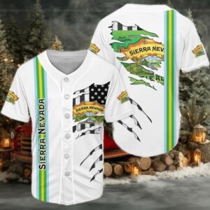 Sierra Nevada Claw Scratches Baseball Jersey