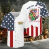 White Hamm’s Beer Baseball Jersey
