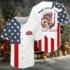 Trump Fight Fight Fight Corona Extra Baseball Jersey