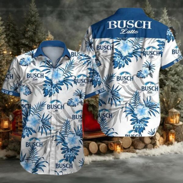 Tropical Busch Latte Button Shirt
