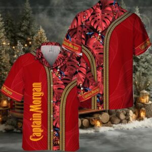 Tropical Inside Captain Morgan Hawaiian Shirt