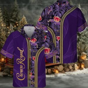 Tropical Inside Crown Royal Hawaiian Shirt