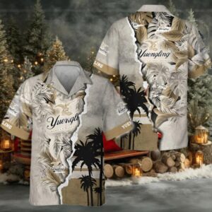 Tropical Torn Paper Yuengling Hawaiian Shirt