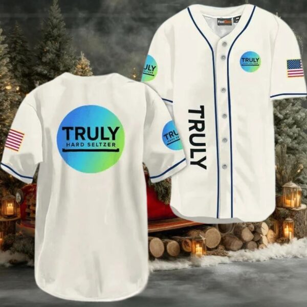 Truly Hard Seltzer USA Flag Baseball Jersey