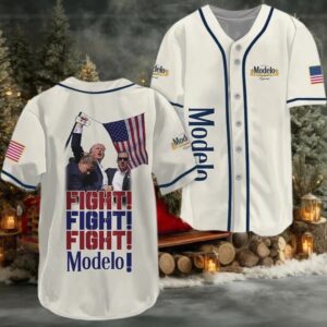 Trump Fight Fight Fight Modelo Baseball Jersey