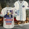White Claw Donald Trump Independence Day Baseball Jersey