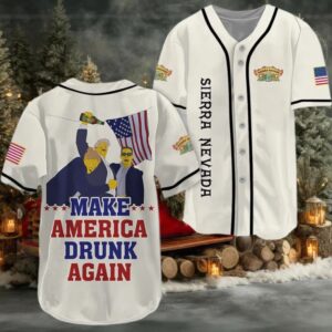 Trump Make American Drunk Sierra Nevada Again Baseball Jersey