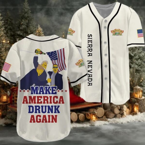 Trump Make American Drunk Sierra Nevada Again Baseball Jersey