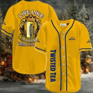 Twisted Tea Live Like A King Baseball Jersey