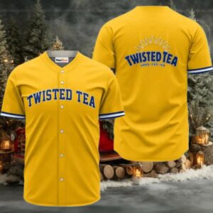Twisted Tea Yellow Basic Jersey Shirt