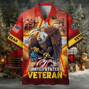 Unique Proudly Served US Veteran Hawaii Shirt NPVC220601