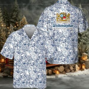 Weihenstephaner Summer Doodle Art Hawaiian Shirt