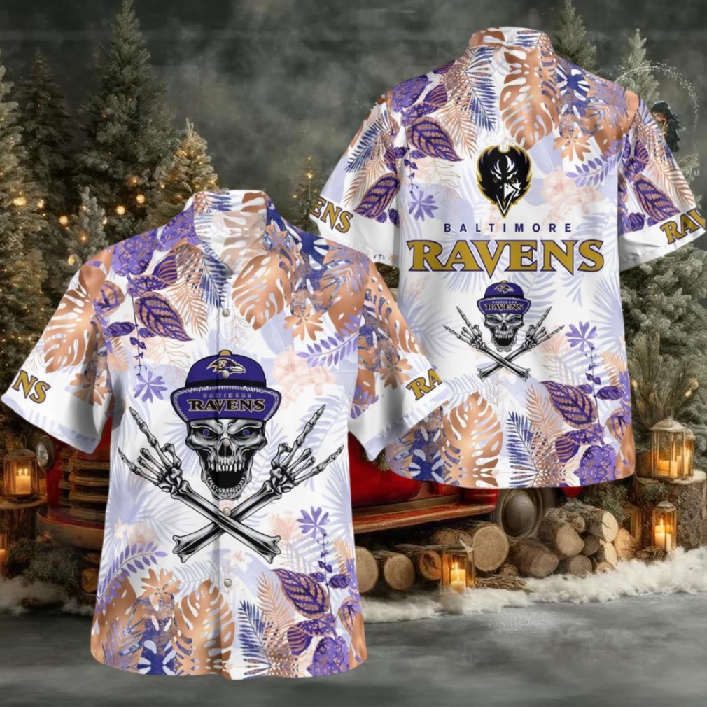 BR Skull Hawaiian Shirt BR Skull Hawaiian Shirt