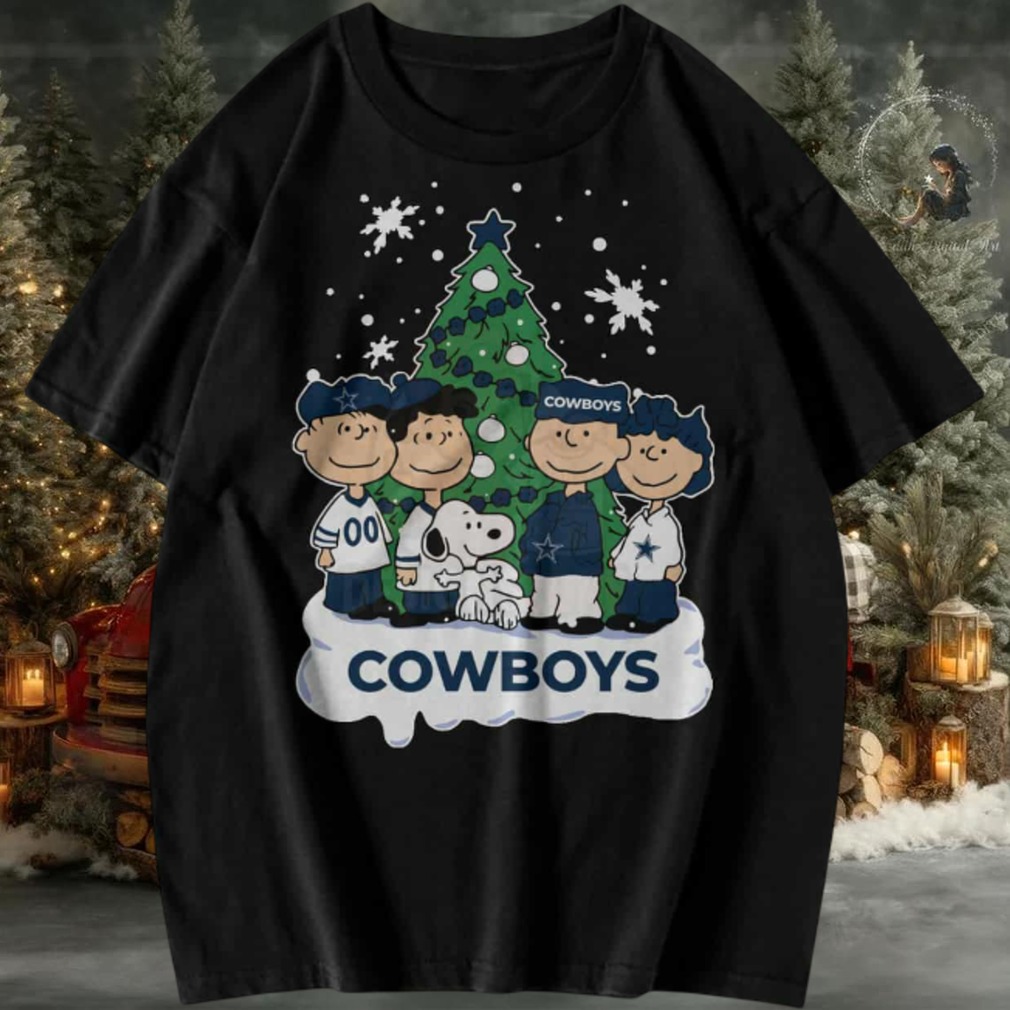 Snoopy Peanuts Dallas Cowboys Christmas T Shirt Snoopy Peanuts Dallas Cowboys Christmas T Shirt