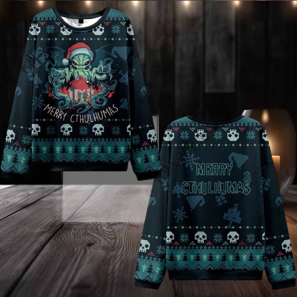 2025 Christmas Merry Cthulhumas Ugly Christmas Sweater 2025 Christmas Merry Cthulhumas Ugly Christmas Sweater