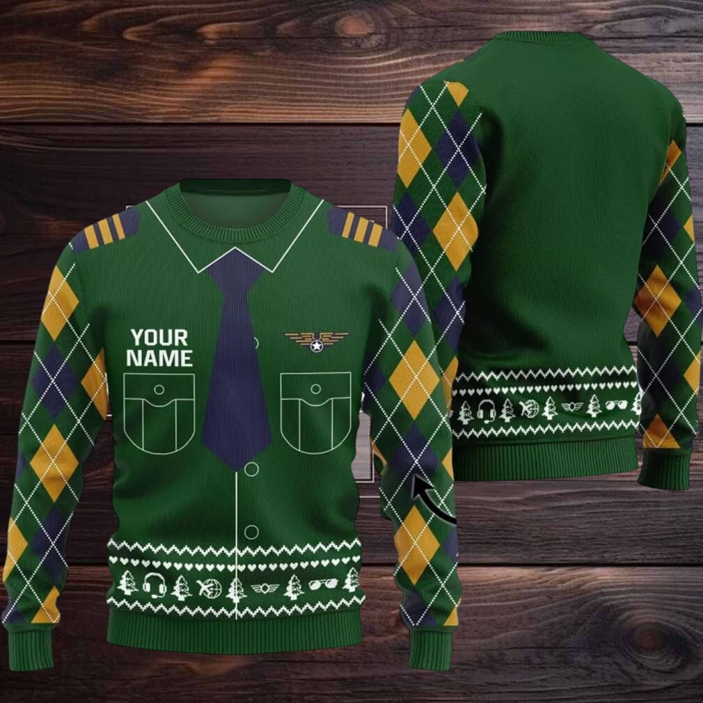 2025 Christmas Pilot Ugly Christmas Sweater 2025 Christmas Pilot Ugly Christmas Sweater