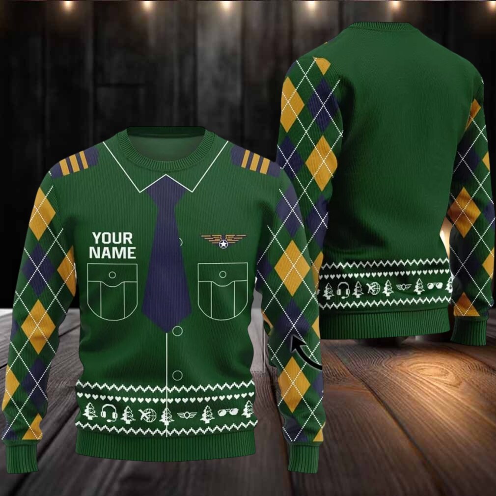2025 Christmas Pilot Ugly Christmas Sweater 2025 Christmas Pilot Ugly Christmas Sweater