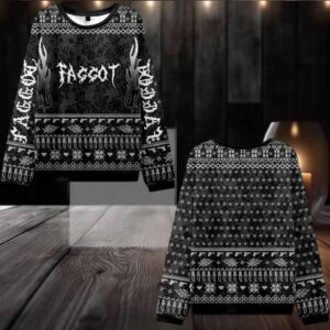 2025 Christmas Punk Faggot Pride Ugly Christmas Sweater