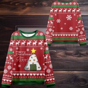 2025 Christmas Rice Ball Ugly Christmas Sweater