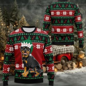 2025 Christmas Rottweiler Ugly Christmas Sweater