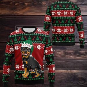 2025 Christmas Rottweiler Ugly Christmas Sweater