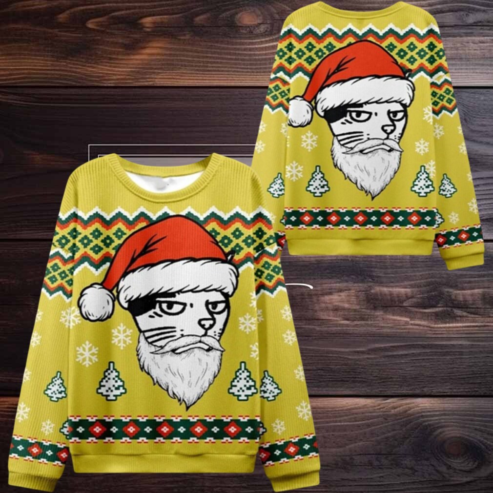 2025 Christmas Santa Cat Ugly Christmas Sweater 2025 Christmas Santa Cat Ugly Christmas Sweater