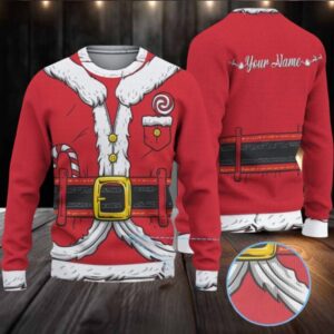 2025 Christmas Santa Claus Ugly Christmas Sweater