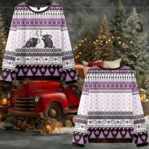 2025 Christmas Smoking Rats Ugly Christmas Sweater 2025 Christmas Smoking Rats Ugly Christmas Sweater