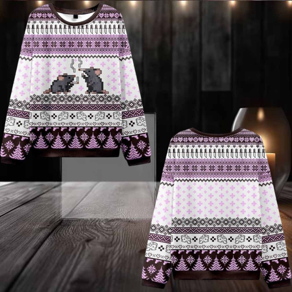 2025 Christmas Smoking Rats Ugly Christmas Sweater 2025 Christmas Smoking Rats Ugly Christmas Sweater