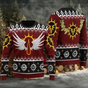 2025 Christmas Warhammer Blood Angels Iconic Ugly Christmas Sweater