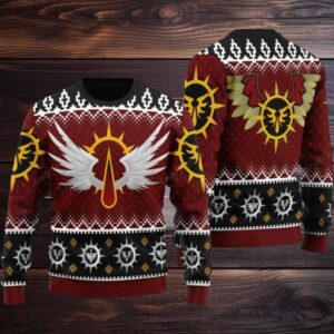 2025 Christmas Warhammer Blood Angels Iconic Ugly Christmas Sweater