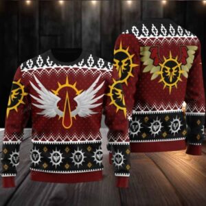 2025 Christmas Warhammer Blood Angels Iconic Ugly Christmas Sweater