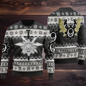 2025 Christmas Warhammer Chaos Knights House Vextrix Iconic Ugly Christmas Sweater
