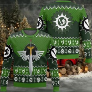 2025 Christmas Warhammer Dark Angels Iconic Ugly Christmas Sweater