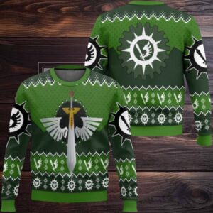 2025 Christmas Warhammer Dark Angels Iconic Ugly Christmas Sweater