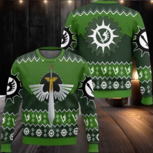 2025 Christmas Warhammer Dark Angels Iconic Ugly Christmas Sweater