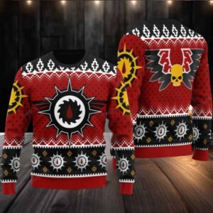 2025 Christmas Warhammer Flesh Tearers Iconic Ugly Christmas Sweater
